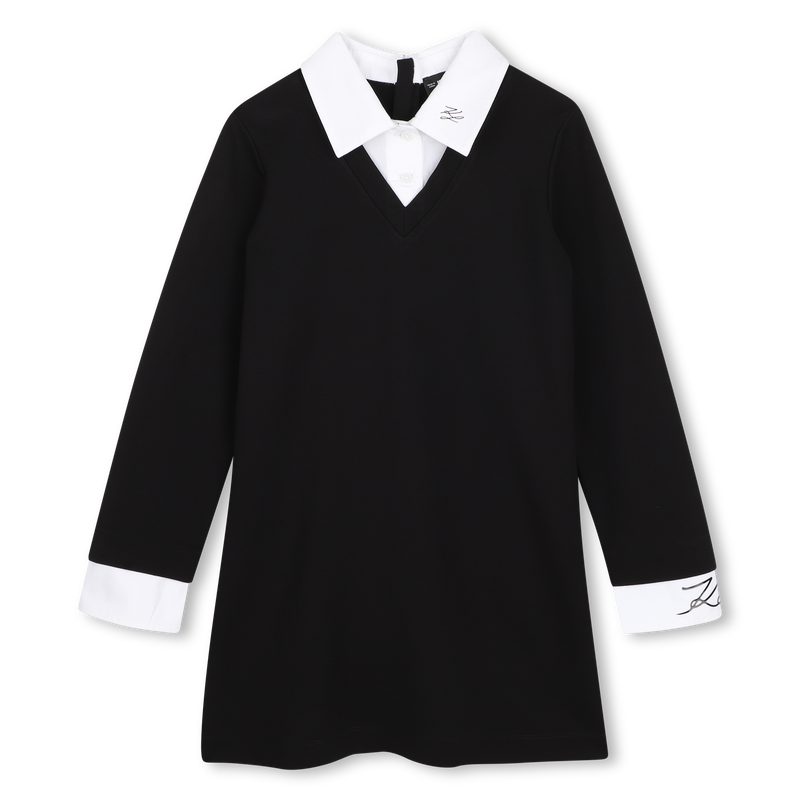 Vestido de manga larga KARL LAGERFELD KIDS 
                        NI&Ntilde;A