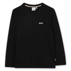 Camiseta de manga larga, NEGRO, hi-res