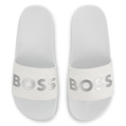 Chanclas con la marca BOSS 
                    NI&Ntilde;O