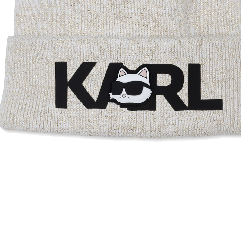 Conjunto de gorro + calentador de cuello KARL LAGERFELD KIDS 
                        NI&Ntilde;A