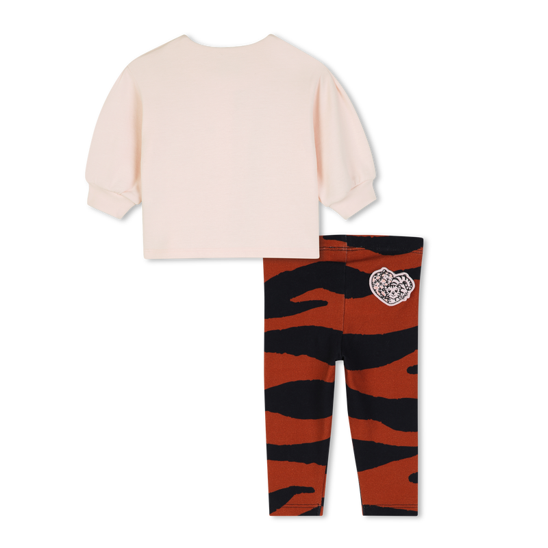 Conjunto de camiseta y leggings KENZO KIDS 
                        NI&Ntilde;A