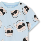 Conjunto de camiseta y pantal&oacute;n corto KARL LAGERFELD KIDS 
                    NI&Ntilde;O