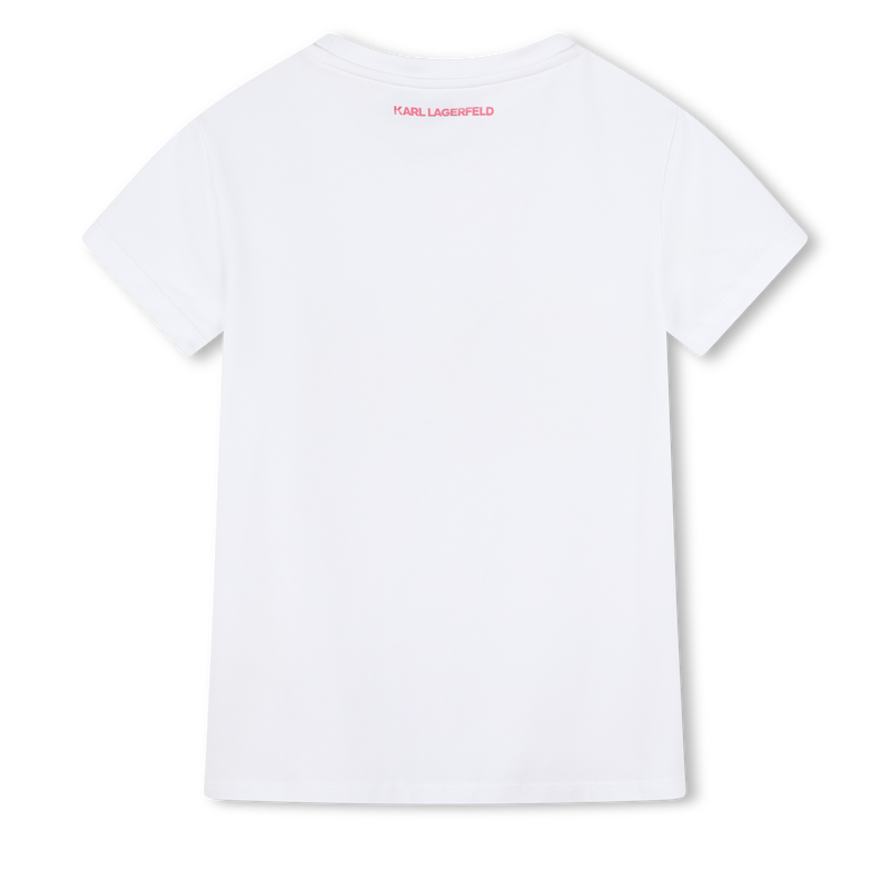 Camiseta con lentejuelas KARL LAGERFELD KIDS 
                        NI&Ntilde;A