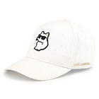 Gorra ajustable de algod&oacute;n KARL LAGERFELD KIDS 
                    NI&Ntilde;A