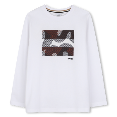 Camiseta de manga larga BOSS NI&Ntilde;O