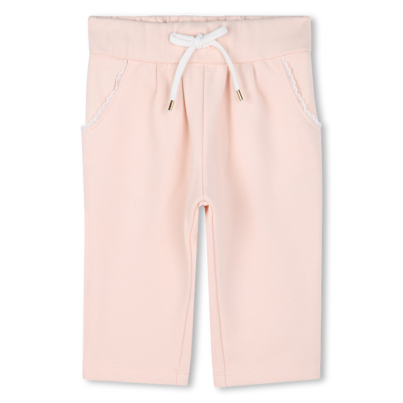 Pantal&oacute;n en mulet&oacute;n de algod&oacute;n CHLOE 
                        NI&Ntilde;A