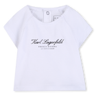 Conjunto de camiseta y falda KARL LAGERFELD KIDS 
                    NI&Ntilde;A