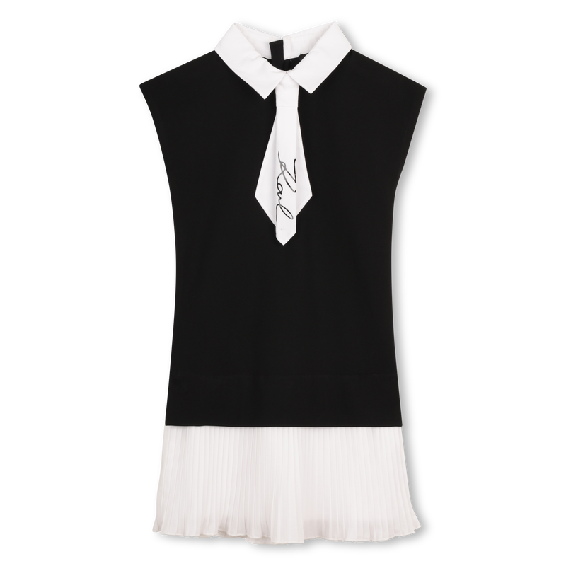 VESTIDO MANGA CORTA KARL LAGERFELD KIDS 
                        NI&Ntilde;A