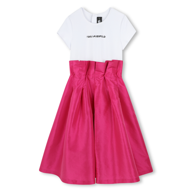Vestido de gala de tafet&aacute;n KARL LAGERFELD KIDS 
                        NI&Ntilde;A
