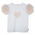 Camiseta de ceremonia volantes BILLIEBLUSH 
                    NI&Ntilde;A