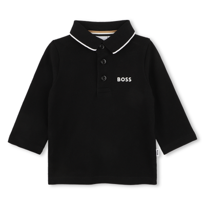 Polo de manga larga BOSS NI&Ntilde;O