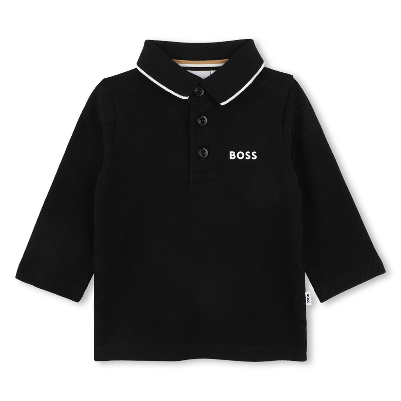 Polo de manga larga BOSS 
                        NI&Ntilde;O