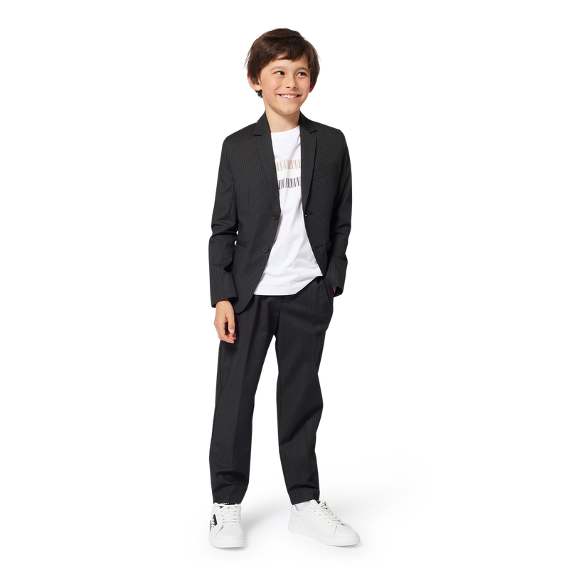 Pantal&oacute;n de traje de rayas BOSS 
                        NI&Ntilde;O