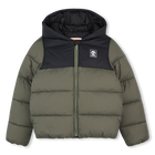 Chaqueta acolchada con capucha, KAKI, hi-res