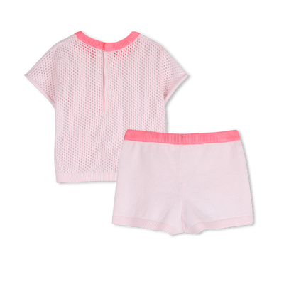 CONJUNTO DE CAMISETA Y PANTAL&Oacute;N CORTO BILLIEBLUSH NI&Ntilde;A