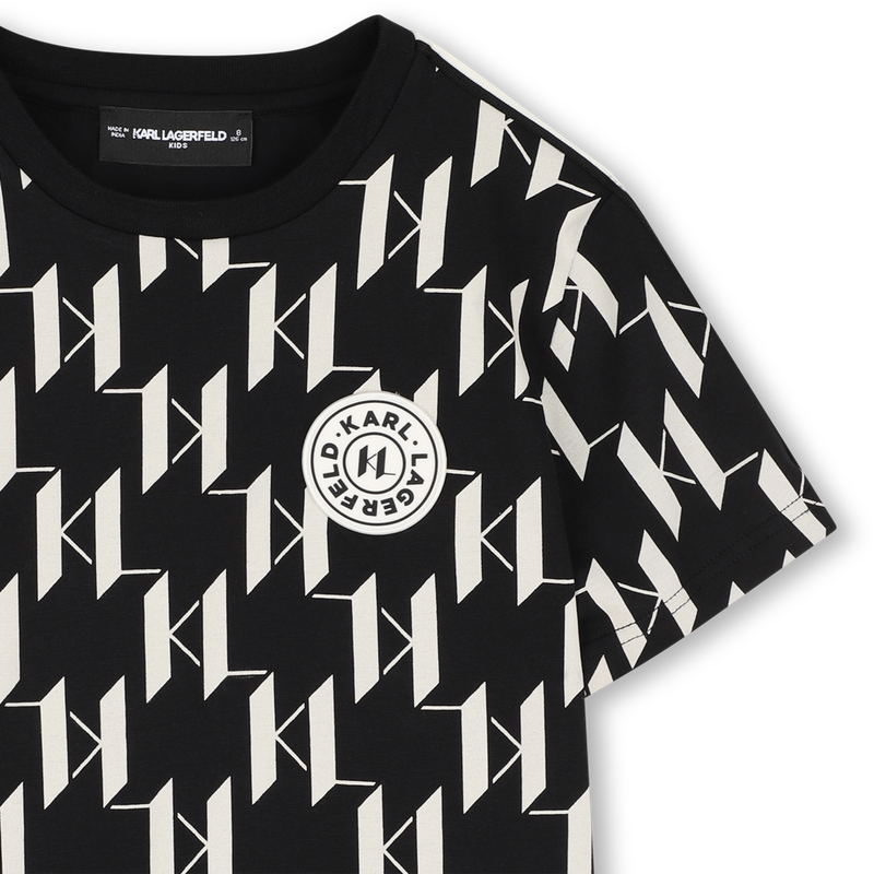 Camiseta de mangas cortas KARL LAGERFELD KIDS 
                        NI&Ntilde;O