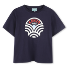 Camiseta algod&oacute;n manga corta KENZO KIDS 
                    NI&Ntilde;O