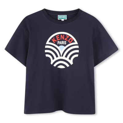 Camiseta algod&oacute;n manga corta KENZO KIDS NI&Ntilde;O