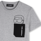 Camiseta de manga corta KARL LAGERFELD KIDS 
                    NI&Ntilde;O