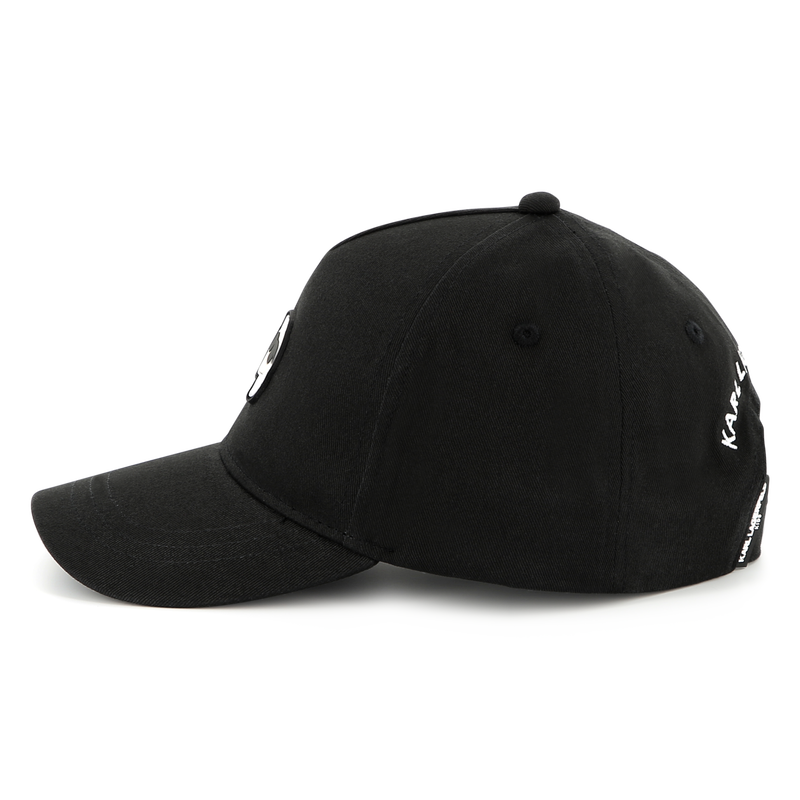 Gorra ajustable de algod&oacute;n KARL LAGERFELD KIDS 
                        NI&Ntilde;O