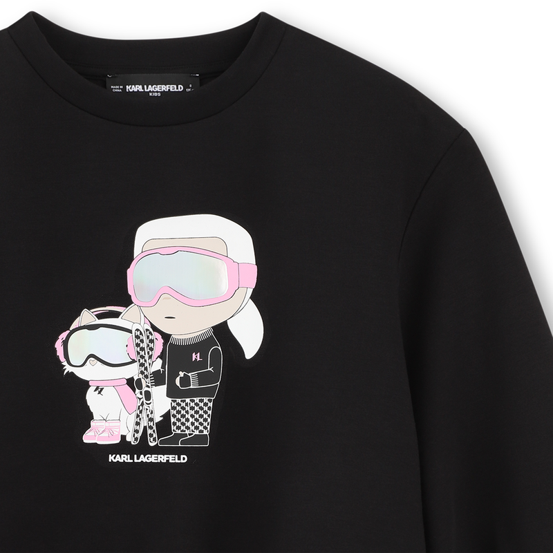 Sudadera KARL LAGERFELD KIDS 
                        NI&Ntilde;A