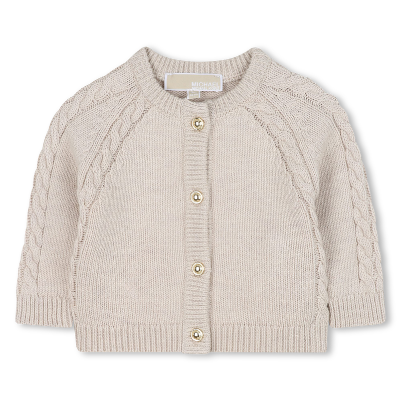 Conjunto de c&aacute;rdigan y pantal&oacute;n de punto MICHAEL KORS 
                        NI&Ntilde;A