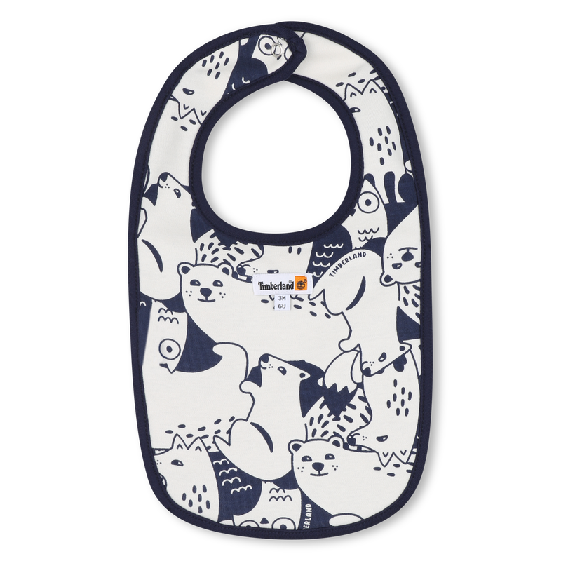 Pijama estampado y dos baberos TIMBERLAND 
                        NI&Ntilde;O