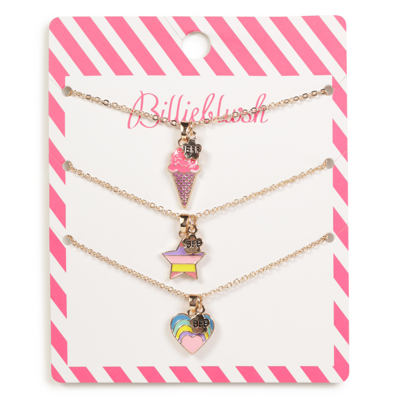 Pack de 3 collares BILLIEBLUSH 
                        NI&Ntilde;A