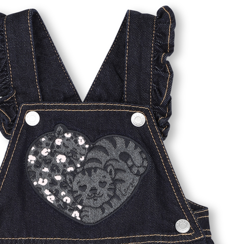 Vestido de denim KENZO KIDS 
                        NI&Ntilde;A