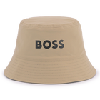 Gorro bimaterial reversible BOSS 
                    NI&Ntilde;O