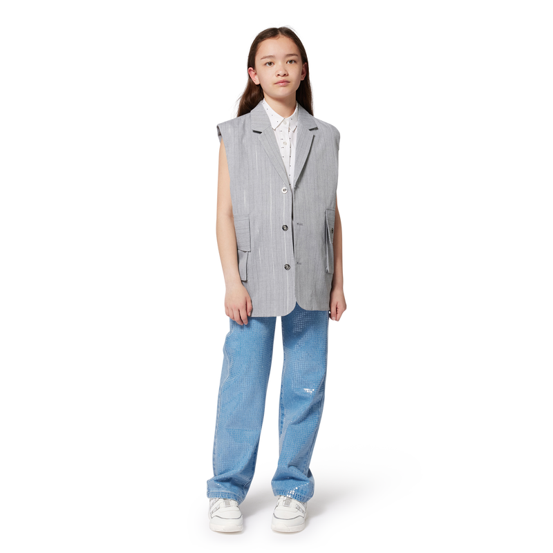 Zapatillas bimateria DKNY 
                        NI&Ntilde;A