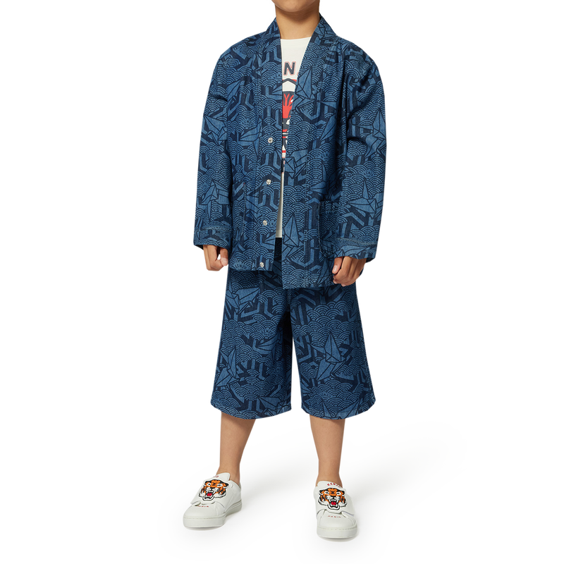 Cazadora vaquera estampada KENZO KIDS 
                        UNISEXO