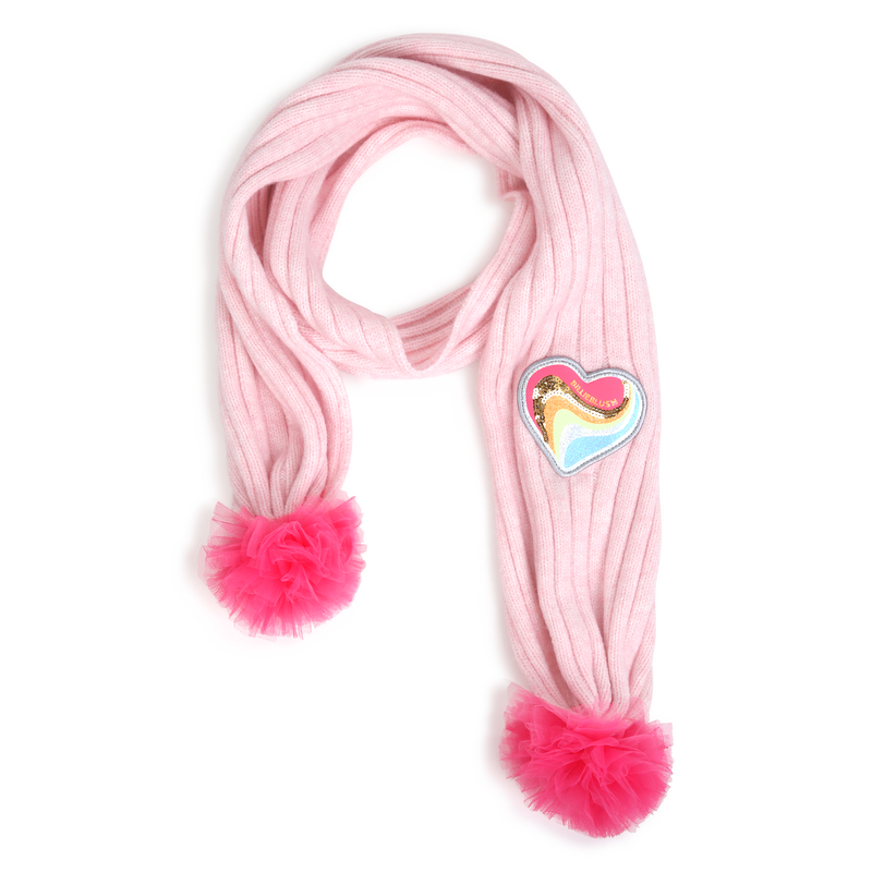 Bufanda con pompom BILLIEBLUSH 
                        NI&Ntilde;A