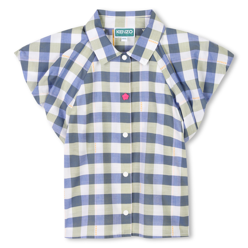 Blusa algod&oacute;n de manga corta KENZO KIDS 
                        NI&Ntilde;A