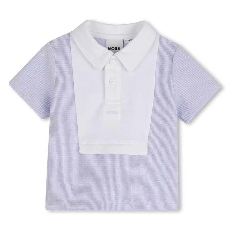 CONJUNTO POLO + PANTAL&Oacute;N CORTO BOSS 
                        NI&Ntilde;O