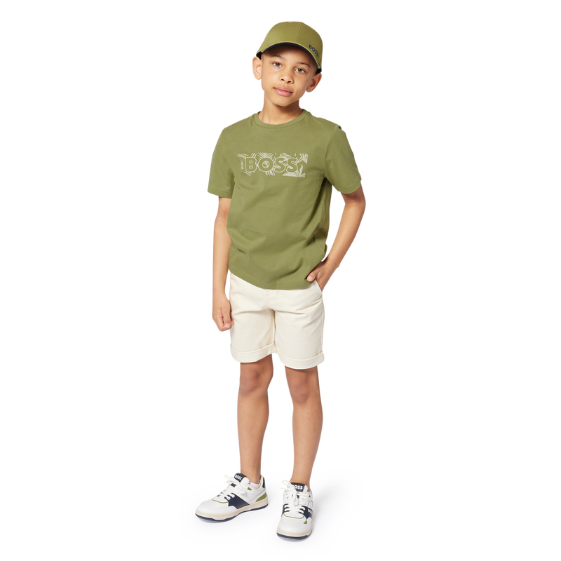 Bermudas corte chino con forro BOSS 
                        NI&Ntilde;O