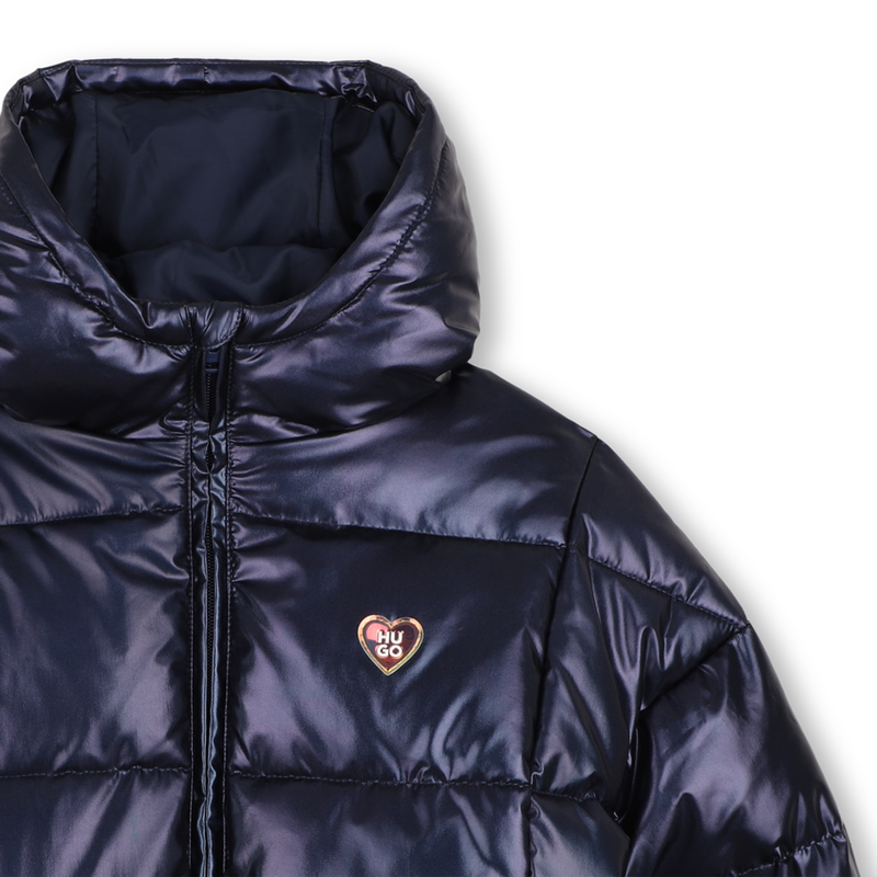 Chaqueta acolchada con capucha HUGO 
                        NI&Ntilde;A