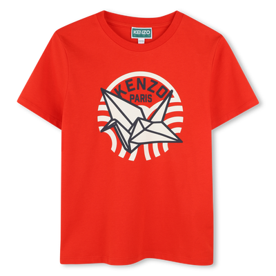 Camiseta algod&oacute;n manga corta KENZO KIDS UNISEXO