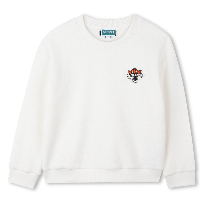 Sudadera de felpa con aspecto de rizo KENZO KIDS 
                        NI&Ntilde;O