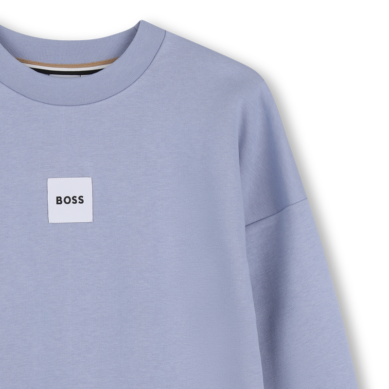 Sudadera fleece BOSS 
                        NI&Ntilde;O