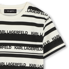 Camiseta rayas de manga corta KARL LAGERFELD KIDS 
                    NI&Ntilde;O