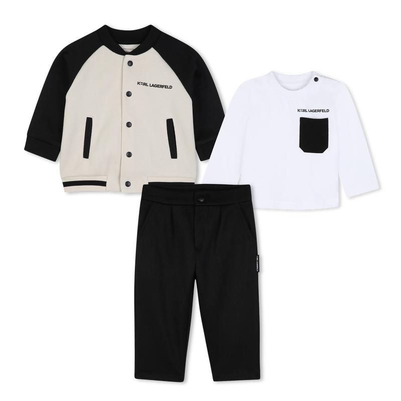 Conjunto de ch&aacute;ndal KARL LAGERFELD KIDS 
                        NI&Ntilde;O