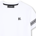 Camiseta de mangas cortas KARL LAGERFELD KIDS 
                    NI&Ntilde;O