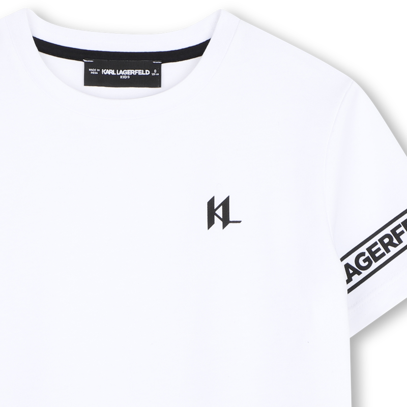 Camiseta de mangas cortas KARL LAGERFELD KIDS 
                        NI&Ntilde;O