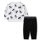 Conjunto de sudadera y pantal&oacute;n KARL LAGERFELD KIDS 
                    NI&Ntilde;A