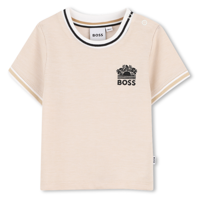 CAMISETA DE MANGA CORTA BOSS 
                        NI&Ntilde;O