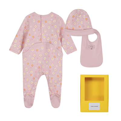 Conjunto de pijama, gorro y babero. MARC JACOBS UNISEXO