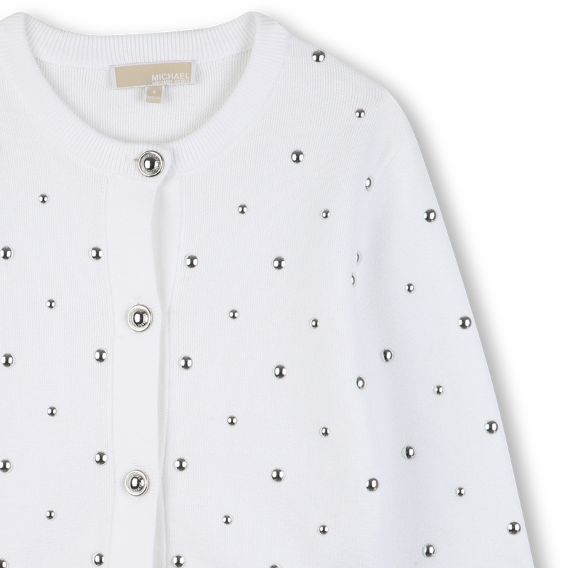 C&Aacute;RDIGAN CON BOTONES MICHAEL KORS 
                        NI&Ntilde;A