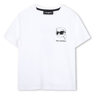 Camiseta de mangas cortas KARL LAGERFELD KIDS NI&Ntilde;O