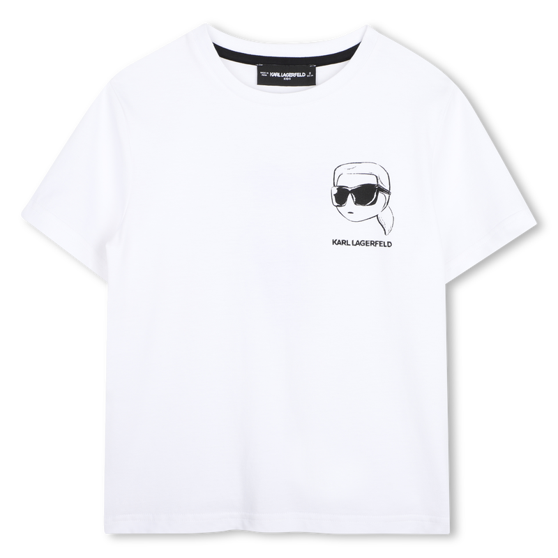 Camiseta de mangas cortas KARL LAGERFELD KIDS 
                        NI&Ntilde;O